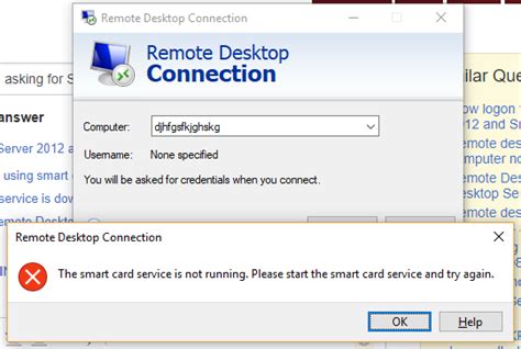 smart card remote desktop connection|Remote Desktop sign.